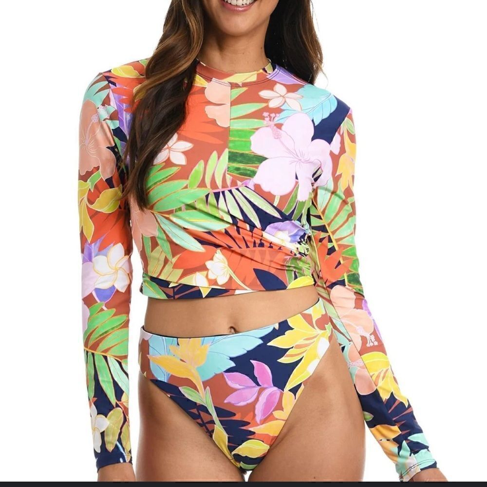 Citrus Standard Crop Rashguard Swim Top